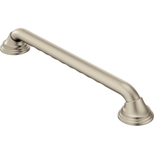image:imageMoen Home Care Bathroom Safety 16 Inch Designer Stainless Steel Handicap Grab Bar for Bathtub and Shower Concealed Screws Brushed Nickel LR8716D3BNBrushed Nickel