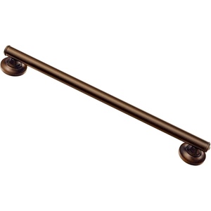 image:imageMoen LR8724D1GBN Home Care Safety 24Inch Designer Bathroom Grab Bar with Curled Grip 24 Inch Brushed NickelOld World Bronze