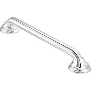 image:imageMoen LR8724D3CH Bathroom Safety 24Inch Ultima Designer Bathroom Grab Bar ChromeChrome