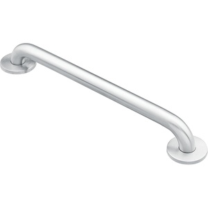 image:imageMoen R8742P Bathroom Safety 42Inch Stainless Steel Bathroom Grab Bar with Textured Grip PeenedPolished Stainl