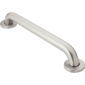 image:imageMoen R8916 Bathroom Safety 16Inch Stainless Steel Bathroom Grab Bar PeenedStainless