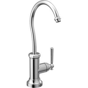 image:imageMoen S5540SRS Paterson Sip Industrial Cold Water Kitchen Beverage Faucet Optional Water Filtration System Available Sold Separately Spot Resist StainlessChrome