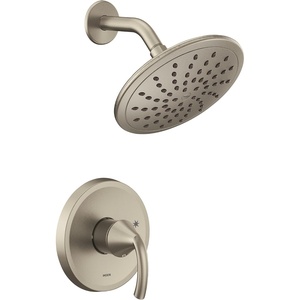 image:imageMoen UT2842EP Glyde MCORE 2Series 1Handle Shower Trim Kit Valve Required ChromeBrushed Nickel
