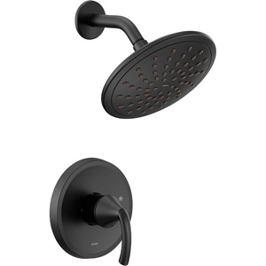 image:imageMoen UT2842EP Glyde MCORE 2Series 1Handle Shower Trim Kit Valve Required ChromeMatte Black