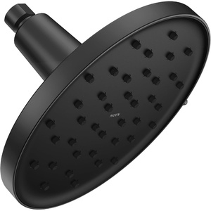 image:imageMoen Verso EcoPerformance Round 9 Rain Shower Head with Infiniti Dial and Magnetix Docking 175 GPM Adjustable Rainfall Shower Chrome 220R2EPMatte Black