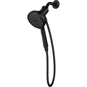 image:imageMoen Verso Handshower Detachable Round Shower Head with Magnetix Docking System 60 Hose Matte Black 220H2BLMatte Black