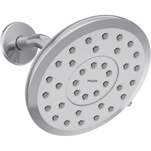 image:imageMoen Verso Infiniti Dial Round Rain Shower Head 7Inch Diameter Spray Head Matte Black 220R7BLChrome