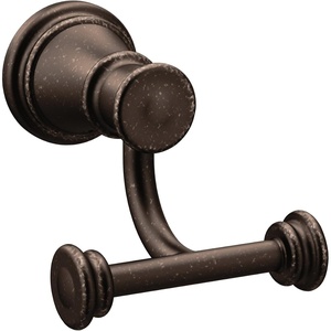 image:imageMoen YB6403ORB Belfield Double Robe Hook Oil Rubbed BronzeOil Rubbed Bronze