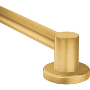image:imageMoen YG0424CH Bathroom Safety 24Inch Stainless Steel Modern Bathroom Grab Bar ChromeBrushed Gold