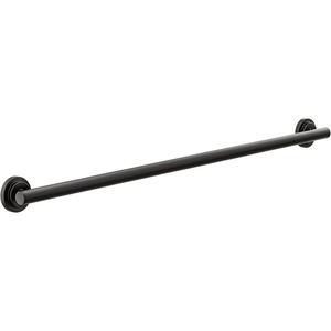 image:imageMoen YG0742CH Bathroom Safety 42Inch Stainless Steel Modern Bathroom Grab Bar ChromeMatte Black