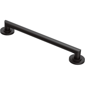 image:imageMoen YG0842CH Bathroom Safety 42Inch Stainless Steel Modern Bathroom Grab Bar ChromeMatte Black