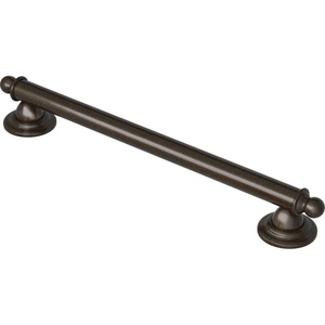 image:imageMoen YG2212CH Bathroom Safety 12Inch Stainless Steel Traditional Bathroom Grab Bar ChromeOilRubbed Bronze