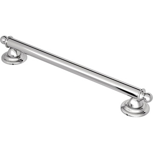 image:imageMoen YG2224BN Bathroom Safety 24Inch Stainless Steel Traditional Bathroom Grab Bar Brushed NickelChrome
