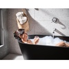 image:imageGlyde Brushed Nickel Single Handle Wall Mount Tub Filler High Flow Tub Faucet with 10 Spout Reach WT371BNOil Rubbed Bronze
