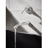 image:imageGlyde Brushed Nickel Single Handle Wall Mount Tub Filler High Flow Tub Faucet with 10 Spout Reach WT371BNOil Rubbed Bronze