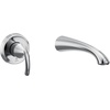 image:imageGlyde Brushed Nickel Single Handle Wall Mount Tub Filler High Flow Tub Faucet with 10 Spout Reach WT371BNOil Rubbed Bronze