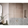 image:imageMoen 209W0SRN Ignite FiveFunction 334 Diameter Spray Head Wallmount Spot Resist Brushed Nickel