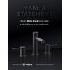 image:imageMoen 6399BG OneFunction 358 Diameter Round Spray Head Brushed GoldMatte Black