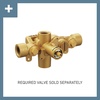 image:imageMoen Align Brushed Gold Moentrol Volume Control Modern Shower Valve Trim Kit Valve Required T3291BGBrushed Nickel
