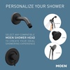 image:imageMoen Align Brushed Nickel PosiTemp Pressure Balancing Modern Tub and Shower Trim Kit without Showerhead Valve Required T2193NHBNMatte Black