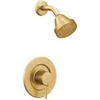 image:imageMoen Align Matte Black PosiTemp Pressure Balancing EcoPerformance Modern Shower Trim Kit Valve Required T2192EPBLBrushed Gold