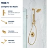 image:imageMoen Align Matte Black PosiTemp Pressure Balancing EcoPerformance Modern Shower Trim Kit Valve Required T2192EPBLBrushed Gold