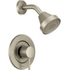 image:imageMoen Align Matte Black PosiTemp Pressure Balancing EcoPerformance Modern Shower Trim Kit Valve Required T2192EPBLBrushed Nickel