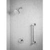 image:imageMoen Align Matte Black PosiTemp Pressure Balancing EcoPerformance Modern Shower Trim Kit Valve Required T2192EPBLBrushed Nickel