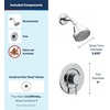 image:imageMoen Align Matte Black PosiTemp Pressure Balancing EcoPerformance Modern Shower Trim Kit Valve Required T2192EPBLChrome