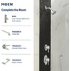 image:imageMoen Align Matte Black PosiTemp Pressure Balancing EcoPerformance Modern Shower Trim Kit Valve Required T2192EPBLChrome