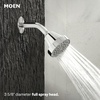 image:imageMoen Align Matte Black PosiTemp Pressure Balancing EcoPerformance Modern Shower Trim Kit Valve Required T2192EPBLChrome