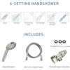 image:imageMoen Attune Shower Head with Handheld Sprayer 6 Handheld Shower Head Spray Settings Spot Resist Brushed Nickel Finish 218H0SRNPack of 2