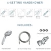 image:imageMoen Attune Shower Head with Handheld Sprayer 6 Shower Head Spray Settings Chrome Finish 218H0Chrome