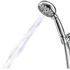 image:imageMoen Banbury Chrome 5Spray Hand Shower with Hose and Bracket 4Inch Diameter 23046