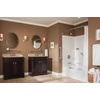 image:imageMoen Brantford Brushed Nickel PosiTemp Pressure Balancing EcoPerformance HighPressure Shower Trim Kit with Showerhead Lever Handle and Tub Spout Valve Required T2153EPBNBrushed Nickel