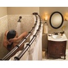 image:imageMoen Brantford Brushed Nickel PosiTemp Pressure Balancing EcoPerformance HighPressure Shower Trim Kit with Showerhead Lever Handle and Tub Spout Valve Required T2153EPBNOil Rubbed Bronze