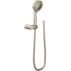 image:imageMoen Brushed Nickel Four Function EcoPerformance Handheld Shower with Wall Bracket and 69Inch Hose 3636EPBNBrushed Nickel