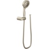 image:imageMoen Brushed Nickel Four Function EcoPerformance Handheld Shower with Wall Bracket and 69Inch Hose 3636EPBNBrushed Nickel