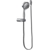 image:imageMoen Brushed Nickel Four Function EcoPerformance Handheld Shower with Wall Bracket and 69Inch Hose 3636EPBNChrome