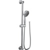 image:imageMoen Brushed Nickel High Single Function Pressure Handheld Showerhead with 69InchLong Hose and 24Inch Slide Bar 3668EPBNChrome