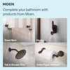 image:imageMoen Brushed Nickel High Single Function Pressure Handheld Showerhead with 69InchLong Hose and 24Inch Slide Bar 3668EPBNOil Rubbed Bronze