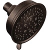 image:imageMoen Chrome FourFunction 438Inch Diameter Showerhead 3638Oil Rubbed Bronze