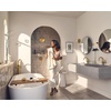 image:imageMoen Cia Brushed Gold One Handle Freestanding Floor Mount Tub Filler with Handshower 615BGBrushed Nickel