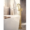 image:imageMoen Cia Brushed Gold One Handle Freestanding Floor Mount Tub Filler with Handshower 615BGBrushed Nickel