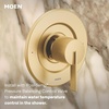 image:imageMoen Cia T2262EPBL PosiTemp Rain Shower 1Handle with EcoPerformance Shower Only Faucet Trim Kit Valve RequiredBrushed Gold