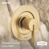 image:imageMoen Cia T2262EPBL PosiTemp Rain Shower 1Handle with EcoPerformance Shower Only Faucet Trim Kit Valve RequiredBrushed Gold
