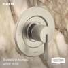 image:imageMoen Cia T2262EPBL PosiTemp Rain Shower 1Handle with EcoPerformance Shower Only Faucet Trim Kit Valve RequiredBrushed Nickel