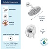 image:imageMoen Cia T2262EPBL PosiTemp Rain Shower 1Handle with EcoPerformance Shower Only Faucet Trim Kit Valve RequiredChrome
