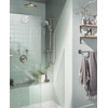 image:imageMoen EcoPerformance Chrome FourFunction Removable Handheld Showerhead with 69InchLong Hose and WallMounted Slide Bar 3667EPBrushed Nickel