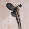 image:imageMoen Engage Matte Black 25 GPM Handheld Showerhead and Rain Shower 2in1 Combo Featuring Magnetic Docking System and Metal Hose 26009BLMatte Black